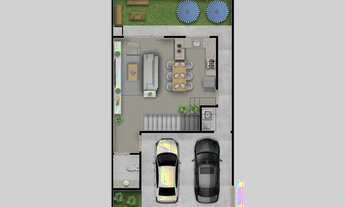 Imagem 4: Lançamento de Sobrados do Setor Jaó - 3 suítes plenas área construída de 147 m² área priva