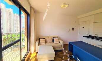 Imagem 2: Apartamento com 1 dormitório para alugar, 35 m² por R$ 2.061,00/mês - Portão - Curitiba/PR