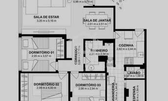 Imagem 2: Apartamento à venda em Humaitá com 93 m², 3 quartos, 1 vaga