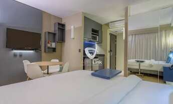 Imagem 3: Apartamento com 1 dormitório para alugar, 28 m² por R$ 3.125,00/mês - Alphaville - Barueri