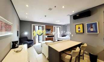 Imagem 1: Flat para alugar no Itaim Bibi - Edifício New Life - Cód. OVL06885