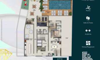 Imagem 7: Apartamento com 2 dormitórios à venda, 84 m² por R$ 832.374,00 - Centro - Balneário Piçarr