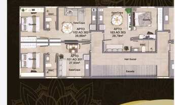 Imagem 7: Aptos de 01 quarto próximos à FMO