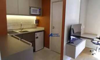 Imagem 6: Apartamento mobiliado 01 dormitório/sala 01 wc 22 m2 úteis cozinha próximo avenida sumaré