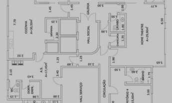 Imagem 4: Apartamento para venda possui 374 metros quadrados com 4 quartos 4 suítes 6 vagas em Cháca