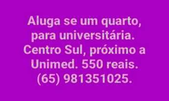Imagem: Aluga se um quarto para universitária