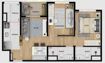 Imagem 5: Apartamento à venda com 50 m², 2 quartos na Joaquina Ramalho - Vila Guilherme - São Paulo