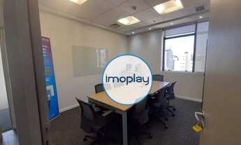 Imagem 4: Andar com layout e mobília no Itaim Bibi disponível para locação