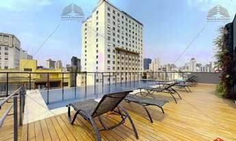 Imagem 7: Studio no centro de São Paulo com lazer completo