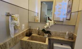 Imagem 3: Casa 160m2, 4 suítes, móveis projetados, deck privativo. 2 vagas. condomínio com lazer.Ene