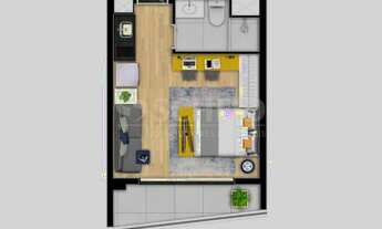 Imagem: STUDIO NA REGIÃO DE SANTO AMARO