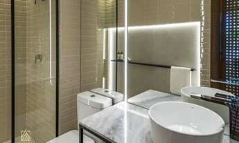 Imagem 5: 812-Flat com 01 suíte, lavabo, 01 vaga de garagem, á venda 49,11m² por R$ 491.000,00 no Se