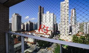 Imagem 3: Apartamento com 2 dormitórios para alugar, 73 m² por R$ 5.500,00/mês - Pompéia - Santos/SP