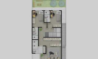 Imagem 3: Lançamento de Sobrados do Setor Jaó - 3 suítes plenas área construída de 147 m² área priva