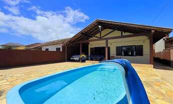 Imagem 4: Casa com Piscina, 3 dormitórios à venda, 140 m² por R$ 570.000 - Coroados - Guaratuba/PR
