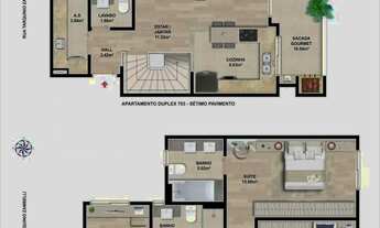 Imagem 7: Apartamento com 3 Dormitorio(s) localizado(a) no bairro Nossa Senhora de Lourdes em Caxias