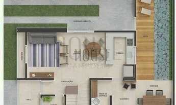 Imagem 4: Casa com 3 quartos à venda, 113 m² por R$ 870.000 - Condomínio Vila Flora - Votorantim/SP