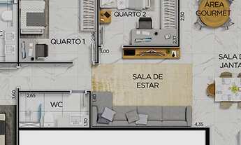 Imagem 3: Antecipe-se ao Lançamento The Four Resort Club Villa Branca 03 dormitórios lazer completo