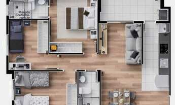 Imagem 5: Apartamento para Venda em Curitiba, Campo Comprido, 3 dormitórios, 1 suíte, 2 banheiros, 1