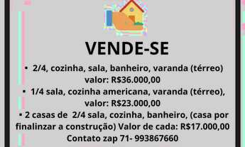 Imagem: VENDE-SE CASA ( CORSARIO, PROX. ORLA E JORGE