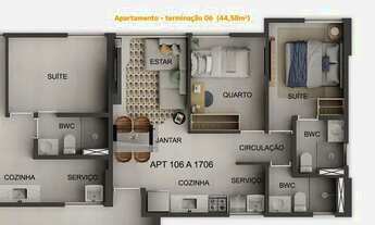 Imagem 7: Lançamento Lindíssimo em Campo Grande Faça sua Proposta em Ganhe Condições Especiais!