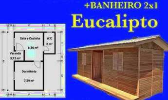 Imagem 2: Casas pré fabricadas em Eucalipto (sem mão de obra