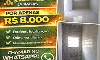 Imagem: Casa da caixa, grande, com 2 quartos, cozinha