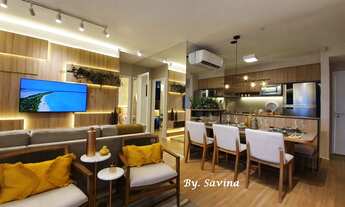 Imagem 3: 75m² - Churrasqueira na varanda. VISTA PANORÂMICA DA VARANDA