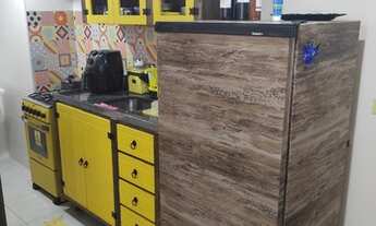 Imagem 5: Apartamento semi mobiliado para aluguel possui 34 metros quadrados com 1 quarto