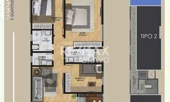 Imagem 3: Apartamento com 3 dormitórios à venda, 83 m² - Hugo Lange - Curitiba/PR