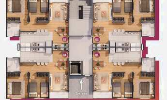 Imagem 6: Apartamento para venda possui 51 metros quadrados com 2 quartos em São Gonçalo - Pelotas