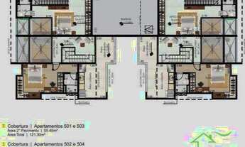 Imagem 5: Cobertura à venda com 3 quartos em Juiz de Fora/MG