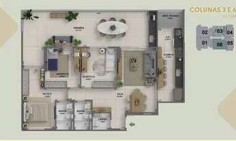 Imagem 5: Condomínio Marina Piratininga - Frente Mar - Cobertura 3 suítes - Lançamento