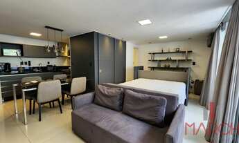 Imagem: Vendo flat mobiliado e equipado à beira