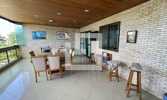 Imagem 5: FRENTE + VARANDA GOURMET FECHADA COM BLINDES- 3 QUARTOS + DEPENDÊNCIA - GLEBA A