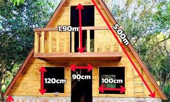 Imagem 5: Condominio de Chalé alpino na planta com terreno 2 meses pra entregar