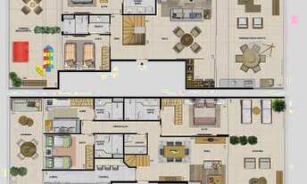 Imagem 3: Cobertura duplex para venda com 302 metros quadrados com 5 quartos