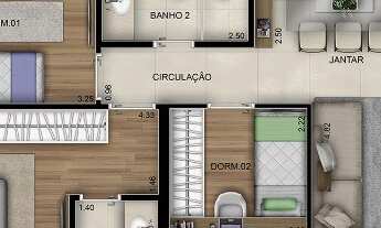 Imagem 4: 2 dorms 1 suíte Qq apto e andar apenas 626 mil - A 20 passos do Metrô e Shopping Tucuruvi