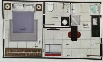 Imagem 2: Flat 103 Flor do Cerrado