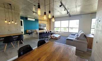 Imagem 3: Apartamento com 1 dormitório para alugar, 70 m² por R$ 6.985/mês - Campo Belo - São Paulo