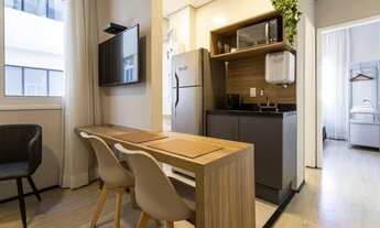 Imagem 4: Apartamento para locação no bairro de Santa Cecília, mobiliado e com lazer