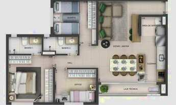 Imagem 3: Tenha o Areião como seu quintal. A linha de apartamentos Wish oferece plantas