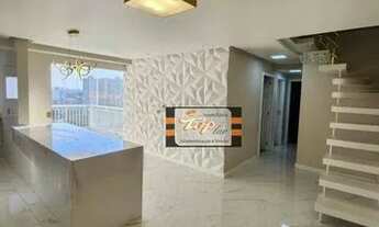 Imagem 3: Apartamento Duplex com 3 dormitórios e 3 vagas para alugar, 140 m² por R$ 6.573/mês - Itab