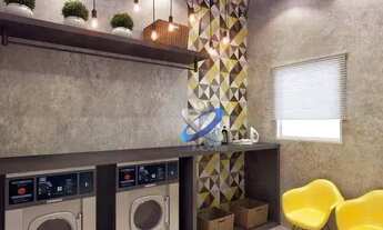 Imagem 6: Apartamento com 1 dormitório para alugar, 51 m² por R$ 3.892,00/mês - Jardim Aquarius - Sã