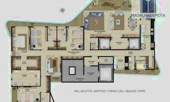 Imagem 4: Apartamento com 4 dormitórios à venda, 311 m² por R$ 4.950.000,00 - Meireles - Fortaleza/C