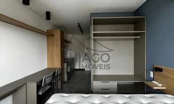 Imagem 7: Studio novo com sacada e mobiliado de 25m² para locação, localizado no bairro do Tatuapé