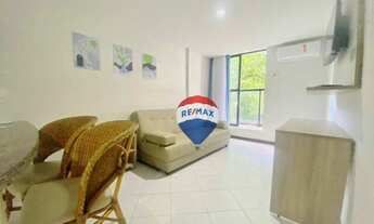 Imagem 4: Vendo Flat Beira Mar Mobiliado com 50 m²-Cabo Branco-João pessoa