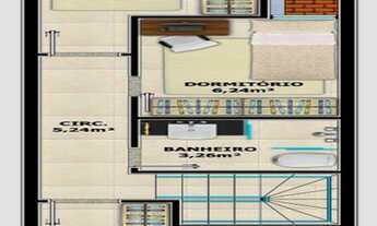 Imagem 5: Sobrado Geminado com 3 dormitórios no Bairro Boa Vista - Joinville/ SC