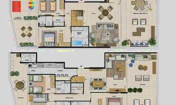 Imagem 2: Cobertura duplex para venda com 302 metros quadrados com 5 quartos
