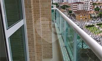 Imagem 2: Apartamento com 1 quarto sendo suíte e mais um lavabo / Varanda com vista ampla e desimped